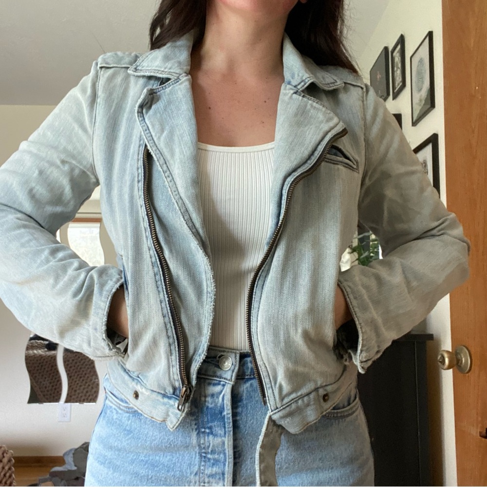 Denim Moto Jacket